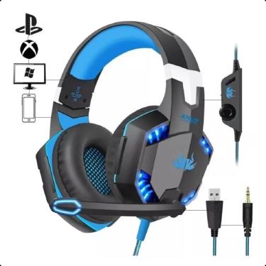 Imagem de Fone Knup PC, PS4, PS5 e Xbox com LED Gamer Moderno