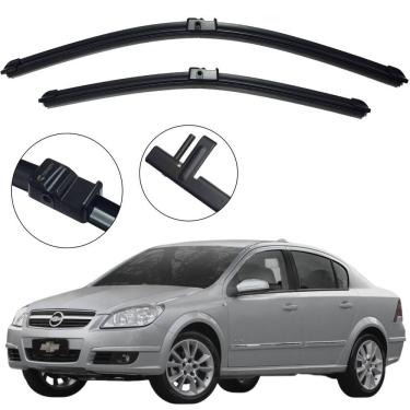 Imagem de Kit Palheta Dianteira Vectra Sedan 2008 a 2012 Limpador de Parabrisa de Silicone