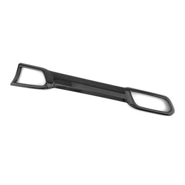 Imagem de JUIVEEL Padrão de fibra de carbono ABS Co-Pilot Dashboard Handle Decor Cover Trim Compatível com Hyundai Veloster JS N line 2019-2022 Acessórios