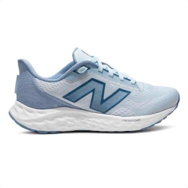 Imagem de Tênis New Balance Fresh Foam Arishi V4 Feminino, 36, Azul claro, Branc