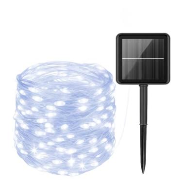 Imagem de Fio de Fada LED Decorativo, 20 Metros, Luz Fria à Prova D'água, 3 Modos de Iluminação, para Natal, Jardim, Festas, Quintal