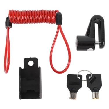 Imagem de RiToEasysports Acessórios de Bicicleta, Trava de Freio a Disco, Trava de Freio a Disco de Roda de Segurança Antirroubo de Liga de Alumínio para M365 Pro (BLACK)