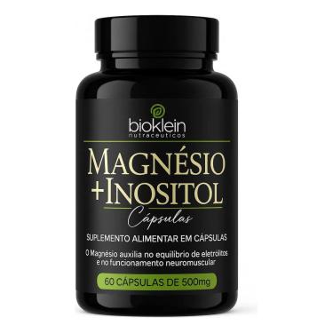 Imagem de Magnésio Inositol 500mg 60 Cápsulas Bioklein