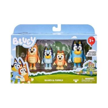 Imagem de Conjunto De Figuras De Cena De Casamento Bluey 4 Peças Minifiguras De 