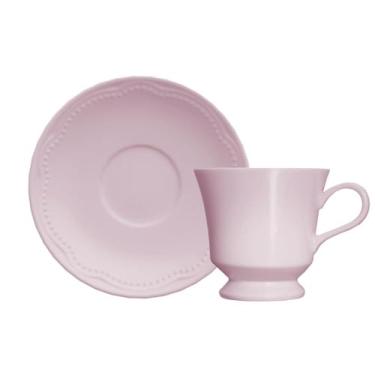 Imagem de Conjunto Xícaras para Chá Porcelana 6 Peças 190 Ml Rosa Cottage Germer