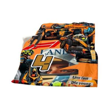 Imagem de Cobertor Impresso Landos Norris Macio E Confortável Cobertor Quente Pa