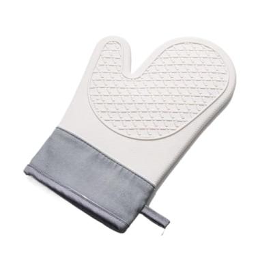 Imagem de Luvas de Cozinha para Forno, VersãO ReforçAda, Adequadas para Fornos e FogõEs, Permitindo Manusear Objetos Quentes Com Facilidade Sem Queimar As MãOs.(1Unidade Branco)