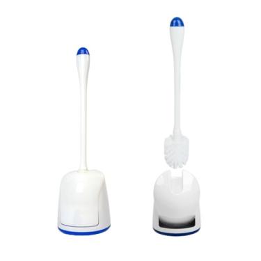 Imagem de CELOX Escova e suporte para vaso sanitário, kit de limpeza de banheiro, 2 conjuntos, branco