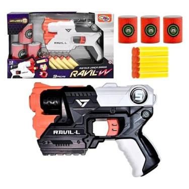 Imagem de Brinquedo Infantil Nerf Lança Dardos Sortido Interativo Alvos Dia das 