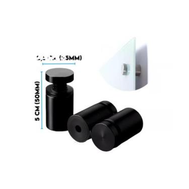 Imagem de Prolongador Espaçador Aço Inox 2,5x5cm Preto Aço Inox 201 - Mixso