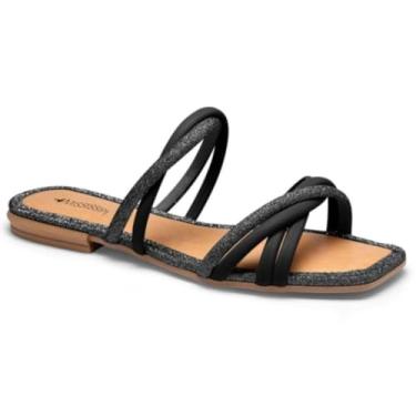 Imagem de Tamanco Feminino Mississipi Rasteiro Preto 39