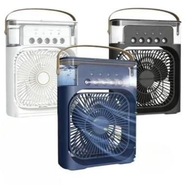Imagem de Ventilador Umidificador Portátil Com Refrigeração De Ar Reservatório De Água