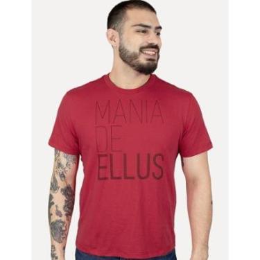 Imagem de Camiseta Ellus Masculina Mania Logo Vermelha-Masculino