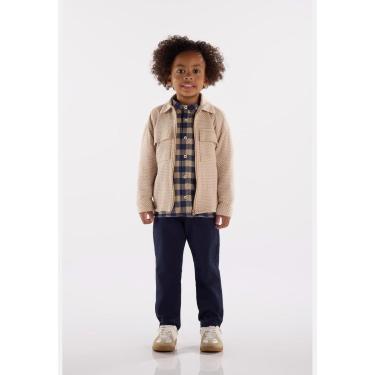 Imagem de Jaqueta Infantil em Malha Jacquard Xadrez Up Baby-Masculino