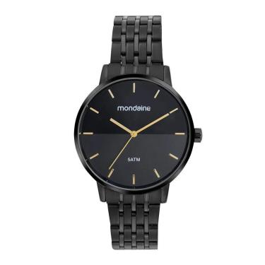 Imagem de Relógio Mondaine Feminino Casual Com Visor Fosco Preto-Feminino