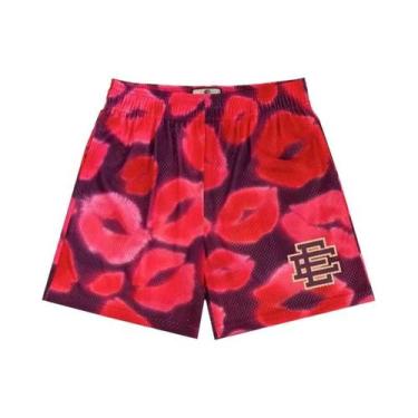 Imagem de Shorts De Malha Casuais De Verão Para Homens, Calças De Fitness Básica