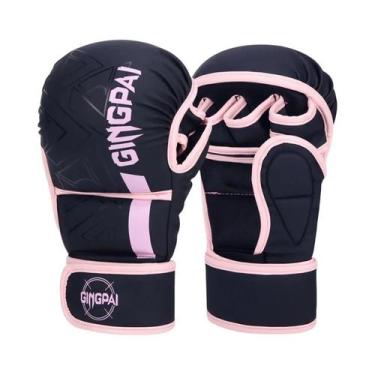 Imagem de Luvas De Boxe MMA Para Homens E Mulheres, Meio Dedo, Reforçadas Para T