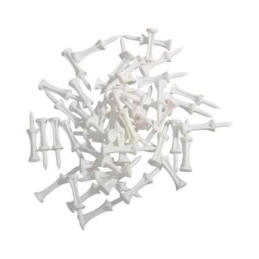 Imagem de Tees De Golfe De Plástico Coloridos 50 Peças Com Degraus Para Drivers,