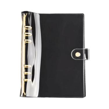 Imagem de Pasta Organizadora Transparente A5 Com 6 Furos Para Scrapbook, Matrize