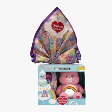 Imagem de Ovo de Páscoa ao Leite Pelúcia Animadinha com LED Ursinhos Carinhosos Cacau Show 170g