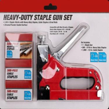 Imagem de Grampeador Profissional para Tapeceiro  Alta Pressão, Manual com Gatil