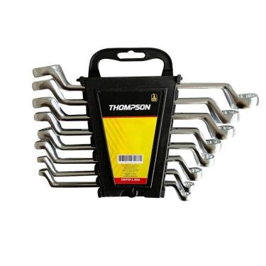 Imagem de Jogo Chave Estrela 08 Peças 0,6cm a 2,2cm Thompson Cinza