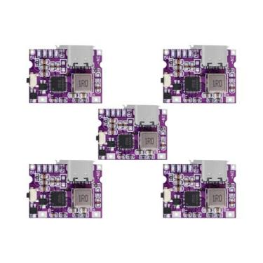 Imagem de Módulo Conversor De Potência Step-Up USB Tipo-C 5V 3.1A IP5310 Com Int