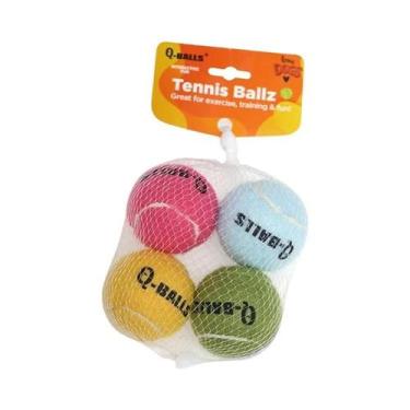 Imagem de Brinquedos Para Cães Grandes 4 Peças/Conjunto Q-MONSTER Bolas De Borra