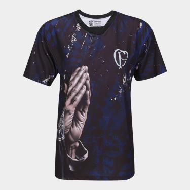 Imagem de Camiseta Corinthians Quebrada Feminina-Feminino