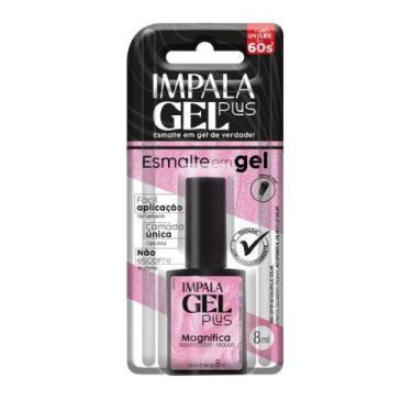 Imagem de Esmalte Impala Gel Plus Perolado 8ml Magnífica