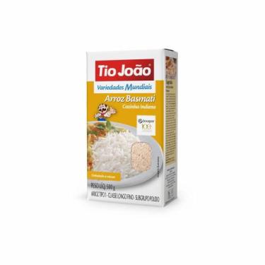 Imagem de Arroz Basmati Tio João Variedades Mundiais 500g