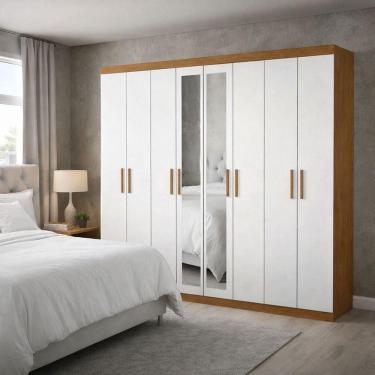 Imagem de Guarda Roupa 8 Portas Espelho Gran -grand Line