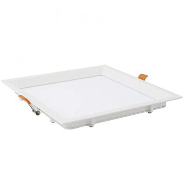 Imagem de Painel Recuado Embutido Quadrado 225 mm 22w Bivolt Led 6.500k Blumenau Branco