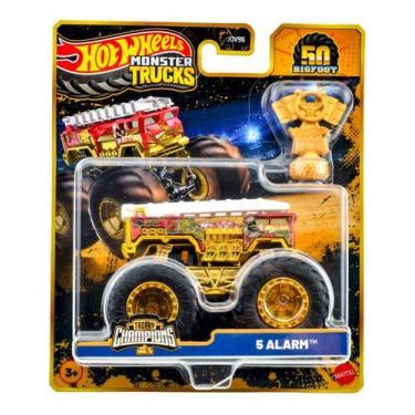 Imagem de 5 Alarm - Monster Trucks Trophy Champions 1/64 - Hot Wheels