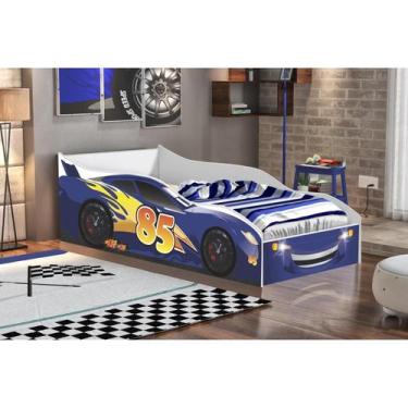 Imagem de Cama Infantil Carro Azul - Gabrielli Móveis