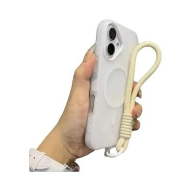 Imagem de Capa Magsafe Candy Contrast Com Cordão Para iPhone 17 16 15 14 13 12 1