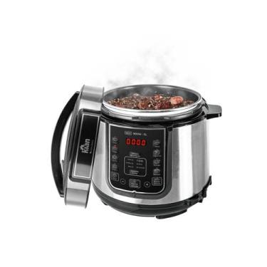 Imagem de Panela de Pressão Elétrica Kian 5L Inox PPE101 127V, 110V
