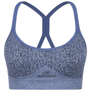 Imagem de Top Mormaii Com Bojo Removível Feminino Esportivo E Estampado Para Aca