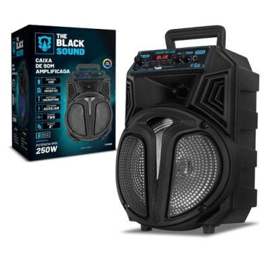 Imagem de Caixa de Som Bluetooth Amplificada 250W TCS300 Bivolt Woofer TWS LED R