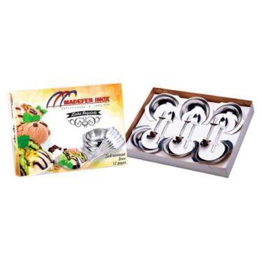 Imagem de Conjunto c/12 Pcs Inox P/ Sobremesa - Madefer - Brinox
