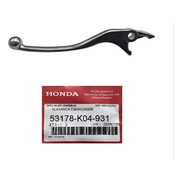 Imagem de Manete Freio Esquerdo Pcx 160 2023 C/abs Honda Prateado