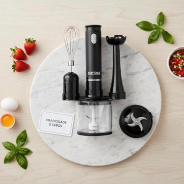 Imagem de Kit Mixer, Processador e Batedor De Alimentos 3 Em 1 127V Sortida - ST