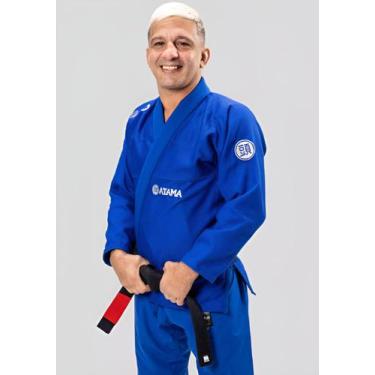 Imagem de Kimono de jiu jitsu - atama collab 2.0 cor:azultamanho:a3, Azul, A4