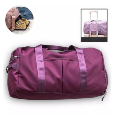 Imagem de Bolsa Academia Transversal Mala Bordo Alça Mão Viagem - KY, Violeta