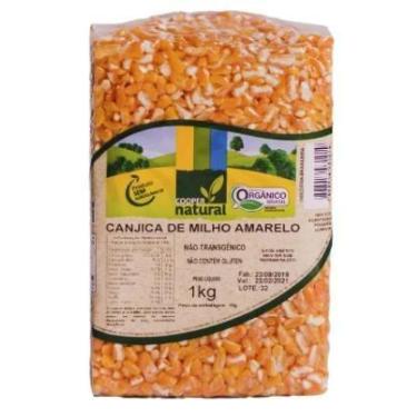 Imagem de Kit 2 Canjica de Milho Amarelo Orgânico Coopernatural 1kg