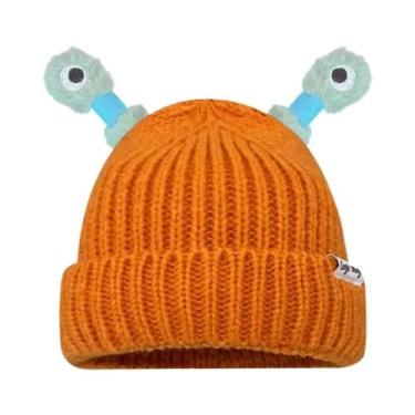 Imagem de Gorro De Inverno Feminino Quente E Fofo Com Estampa De Desenho Animado
