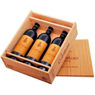 Imagem de Vinho Tinto Português Cartuxa Colheita 750ml - Caixa de Madeira com 3 