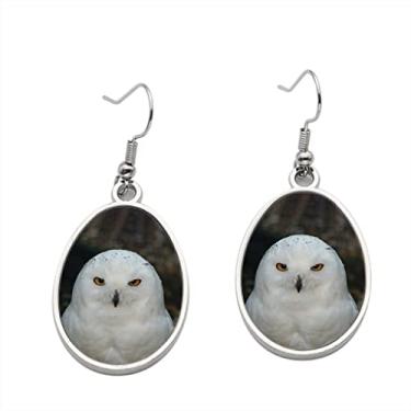 Imagem de Brinco de coruja com neve – Brincos pendurados para meninas – Presente de festa de aniversário dos namorados