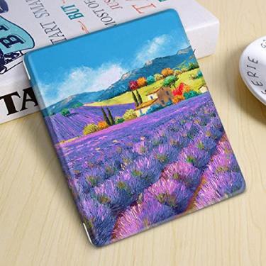Imagem de Estojo fino para o novo Kindle Oasis (9ª geração, lançamento de 2017) - capa de couro com ativação automática/sleep-fits Amazon novo Kindle 2017 (não caberá no Kindle Paperwhite), lavanda