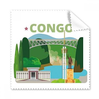 Imagem de Limpeza de óculos de limpeza da cidade, estátua do Congo, 5 peças